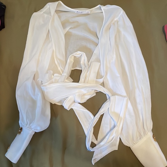 Line By K Oliviera Gauze Top - Picture 7 of 9